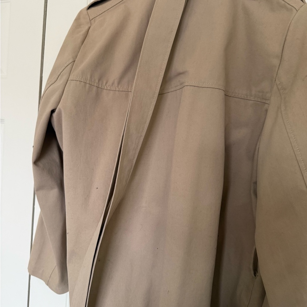 Khaki Women's Short Trench Coat by Reserved - Picture 9 of 9